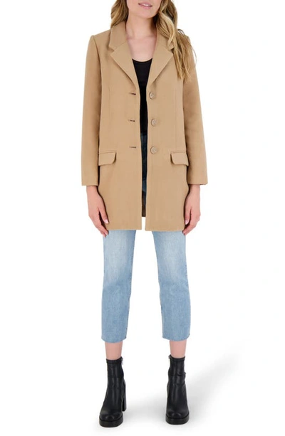 Shop Bb Dakota Whiskey Business Coat In Camel