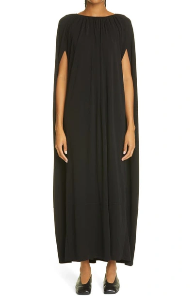 Draped Jersey Maxi Dress in Grey - Toteme