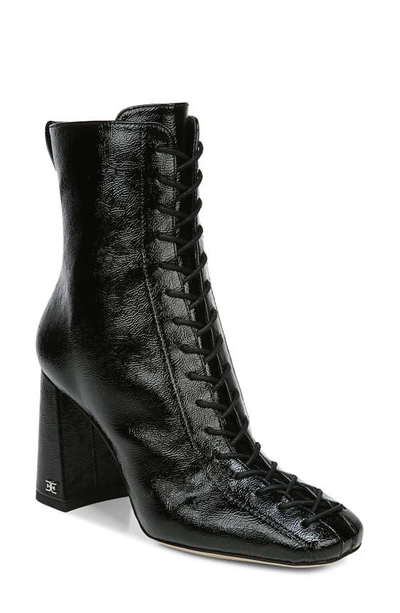 Shop Sam Edelman Carney Lace-up Boot In Black
