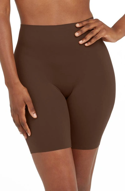 Shop Spanxr Fit-to-you Everyday Shorts In Chestnut Brown