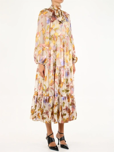 Shop Zimmermann Tempo Swing Maxi Dress In Multicolor