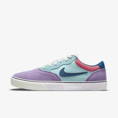 Shop Nike Sb Chron 2 Skate Shoes In Lilac,copa,pink Salt,court Blue