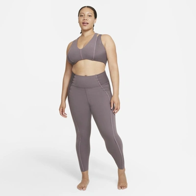 Nike Women's Yoga Luxe Dri-fit Infinalon Jumpsuit (plus Size) In