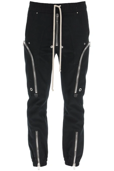 Shop Rick Owens Bahuahus Cargo Trousers In Black