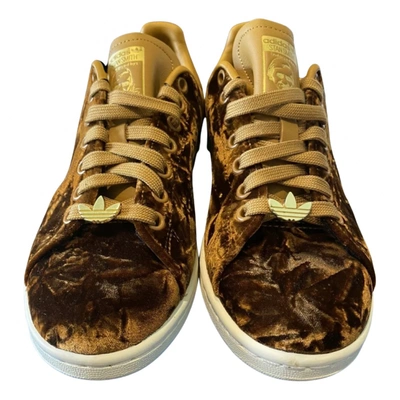 Pre-owned Adidas Originals Stan Smith Velvet Trainers In Brown | ModeSens