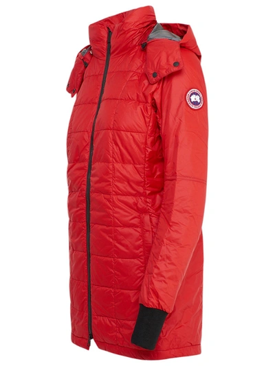 Shop Canada Goose Red Polyester Cg Ellison Down Jacket