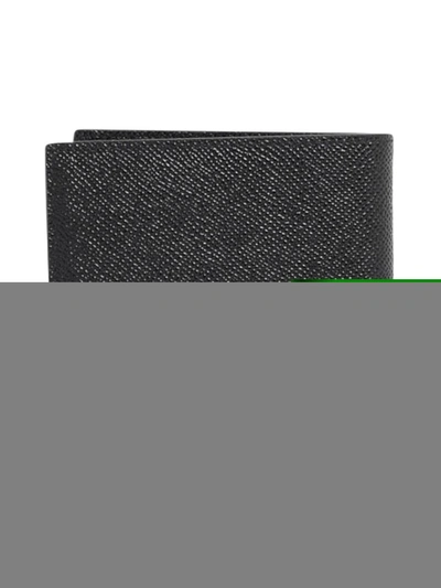 Shop Dolce & Gabbana Black Tumbled Leather Bifold Dauphine Wallet