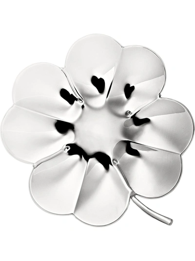 Christofle Silver-plated 4-leaf Clover Trèfle Dish In Silver