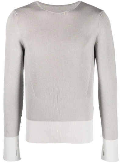 Shop Jacquemus La Seconde Peau Jumper In Grey