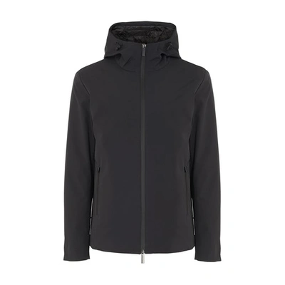 Shop Woolrich Pacific Softshell Jacket In Black