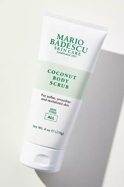 Shop Mario Badescu Coconut Body Scrub In White