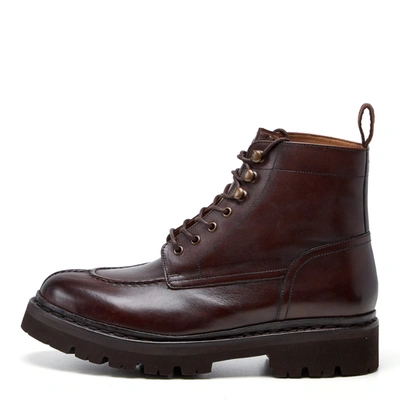 Shop Grenson Jonah Hand Painted Boots In Brown
