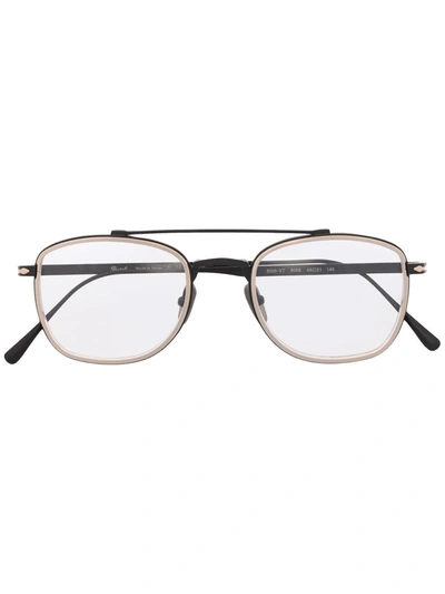 Shop Persol Square-frame Glasses In 黑色