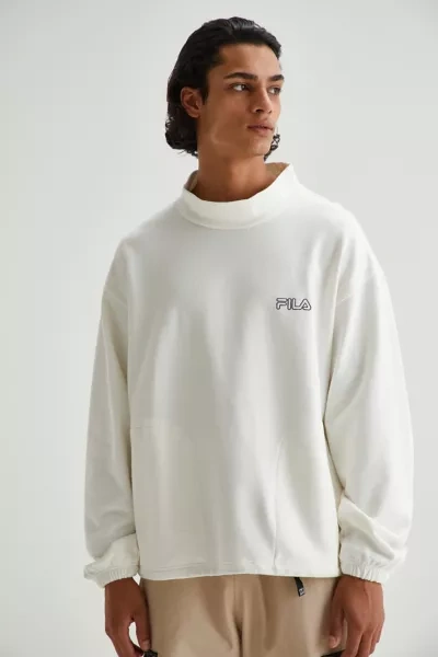 Fila X Bts Uo Exclusive High Neck Sweatshirt In Cream ModeSens
