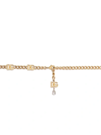 Shop Dolce & Gabbana Cable-link Chain Belt In Gold