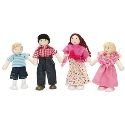 Shop Le Toy Van Budkin Doll Family In Pink