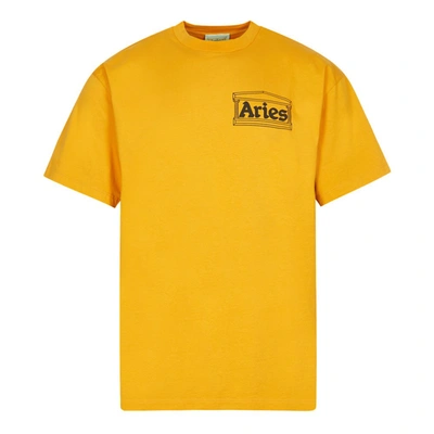 Shop Aries T-shirt Temple Logo In Orange