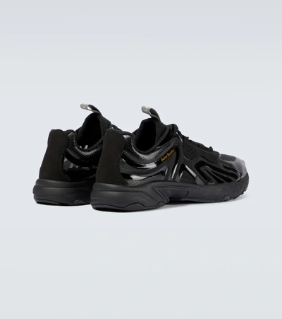 Shop Acne Studios Lace-up Sneakers In Black