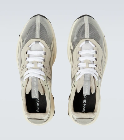 Shop Acne Studios Lace-up Sneakers In White