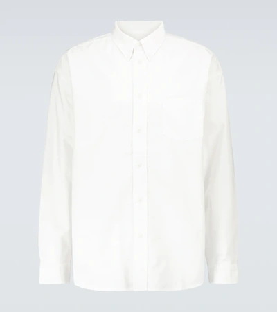 Shop Visvim Albacore Garuda Cotton Shirt In White