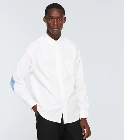 Shop Visvim Albacore Garuda Cotton Shirt In White