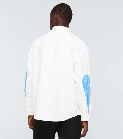 Shop Visvim Albacore Garuda Cotton Shirt In White