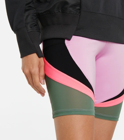 Shop Nike Jordan Paneled High-rise Shorts In Multicoloured