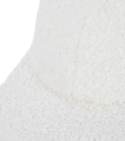 Gabriela Hearst Women's Alpaca Cashmere Baseball Hat In White