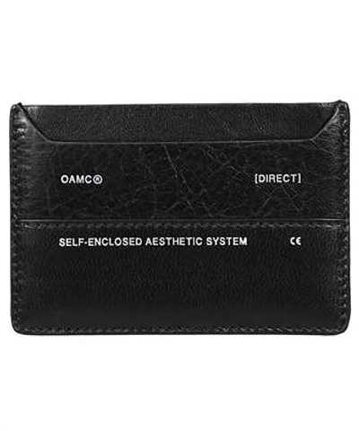 Shop Oamc Medi Card Holder In Black