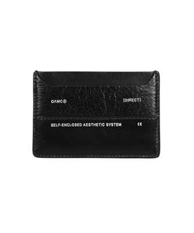 Shop Oamc Medi Card Holder In Black