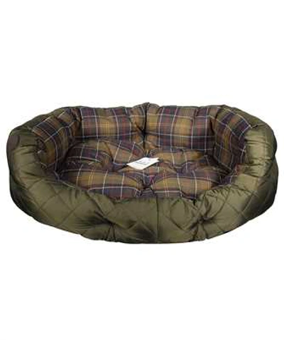 Shop Barbour Quilted 30in Dog Bed In Green