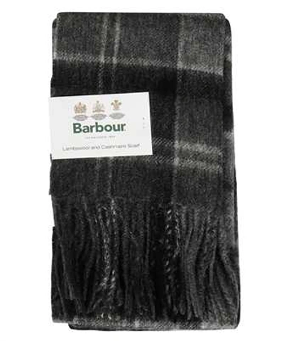 Shop Barbour Merino Cashmere Scarf In Grey
