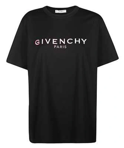 Shop Givenchy Embroidered T-shirt In Black