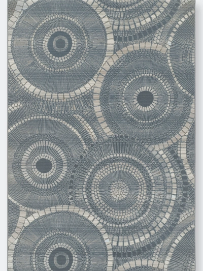 Shop Addison Rugs Addison Freeport Indoor/outdoor Geometric Circles Area Rug In Grey