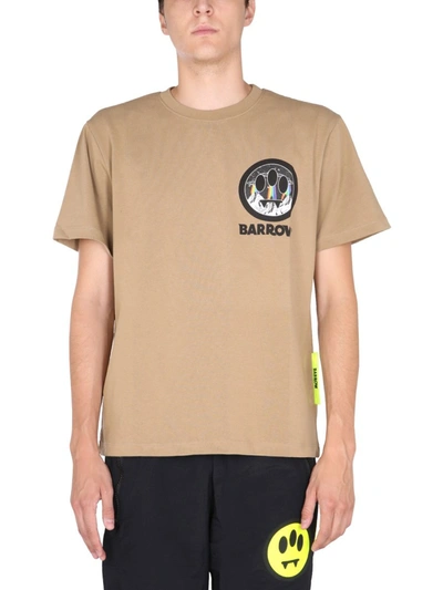 Shop Barrow Crew Neck T-shirt Unisex In Brown