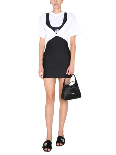 Shop Alexander Wang T Hybrid T-shirt Dress In White