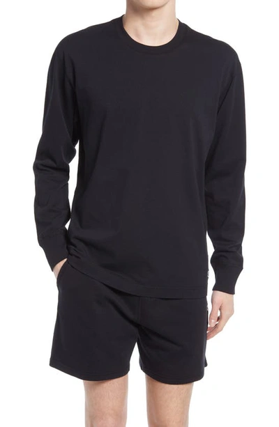 Shop Reigning Champ Midweight Jersey Long Sleeve T-shirt In Black