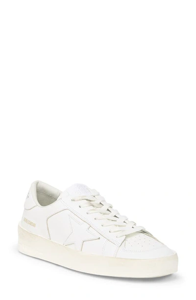 Shop Golden Goose Stardan Low Top Sneaker In Optic White