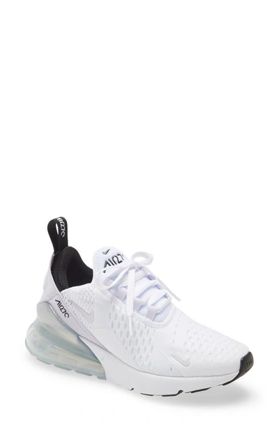 Shop Nike Air Max 270 Sneaker In White/ Violet/ Black/ Silver