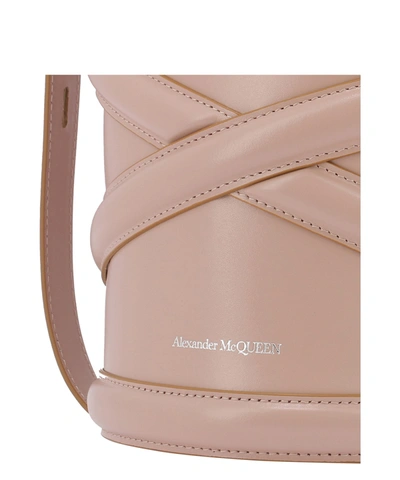 Shop Alexander Mcqueen "the Curve" Crossbody Bag In Pink