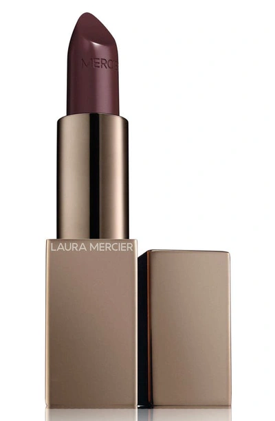 Shop Laura Mercier Rouge Essentiel Silky Creme Lipstick In Plum Fatale