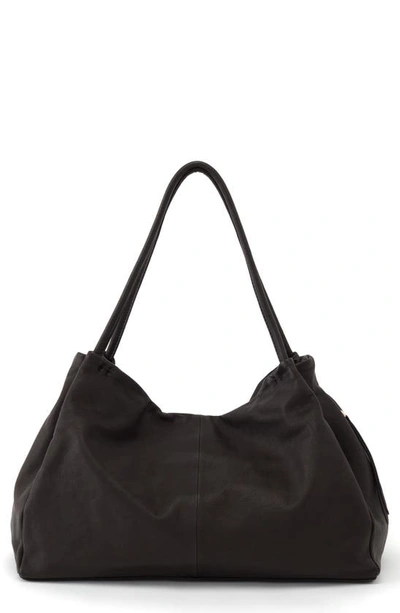Shop Hobo Prima Leather Shoulder Bag In Black