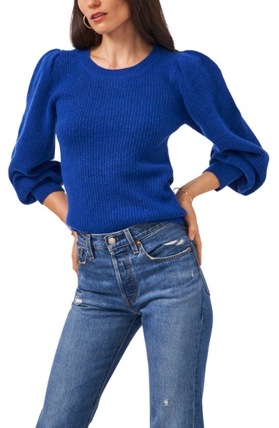 Shop 1.state Balloon Sleeve Sweater In Sea Blue