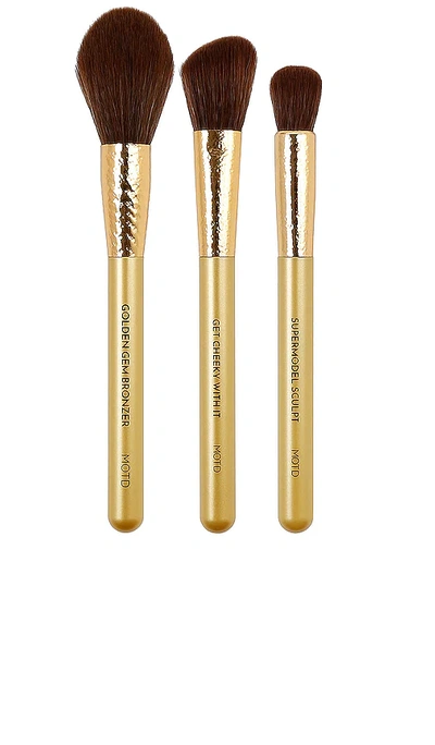 Shop M.o.t.d. Cosmetics Gold Goddess Brush Set In Beauty: Na
