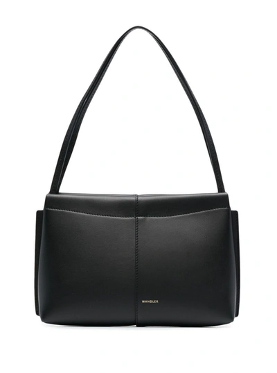 Shop Wandler Carly Black Leather Crossbody Bag