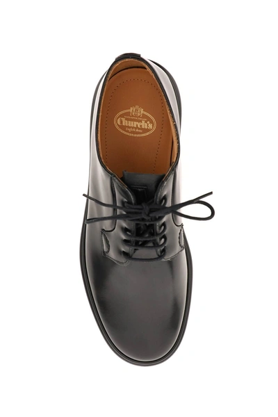 Shop Church's Brushed Leather Shannon We Lace-up Shoes In Black