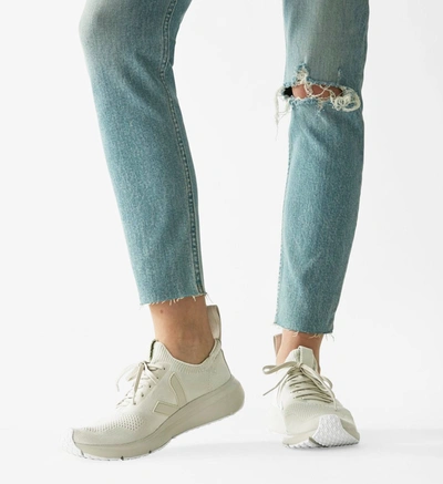 Shop Rick Owens X Veja Low Sock Oyster Sneakers In Grey