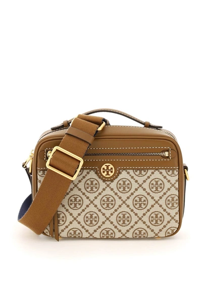 Tory Burch T Monogram Jacquard Camera Bag In Mixed Colours