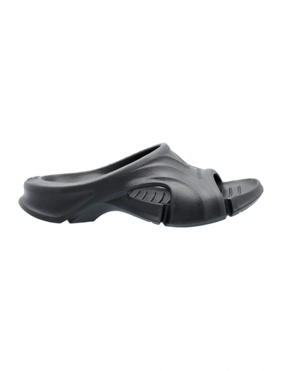 Shop Balenciaga Mold Slide Sandal In Black
