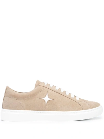 Shop Madison.maison Sirius Star Low-top Sneakers In Brown